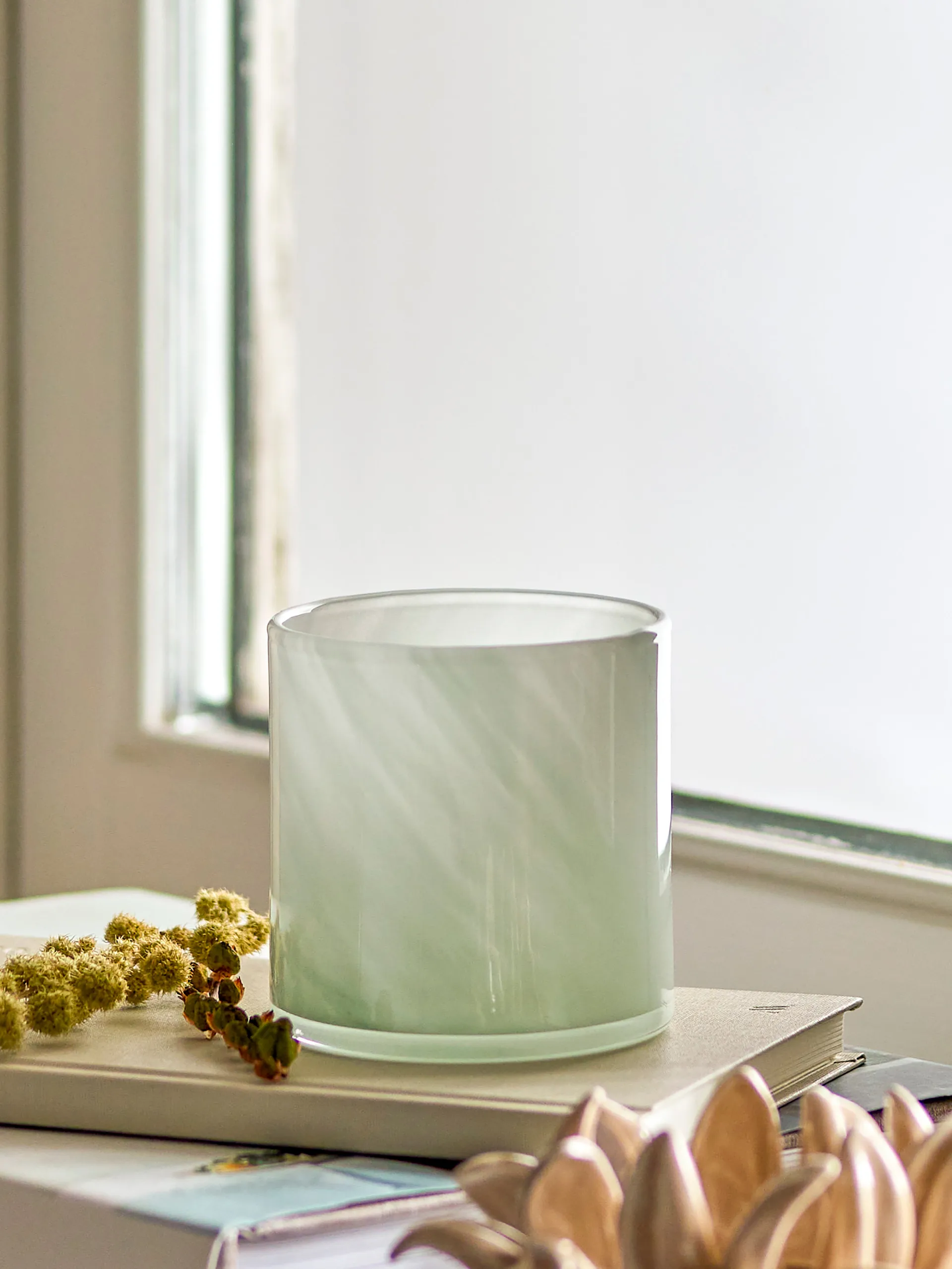 Lampion na świecę Sakkara Ø8x8 cm, Green Bloomingville