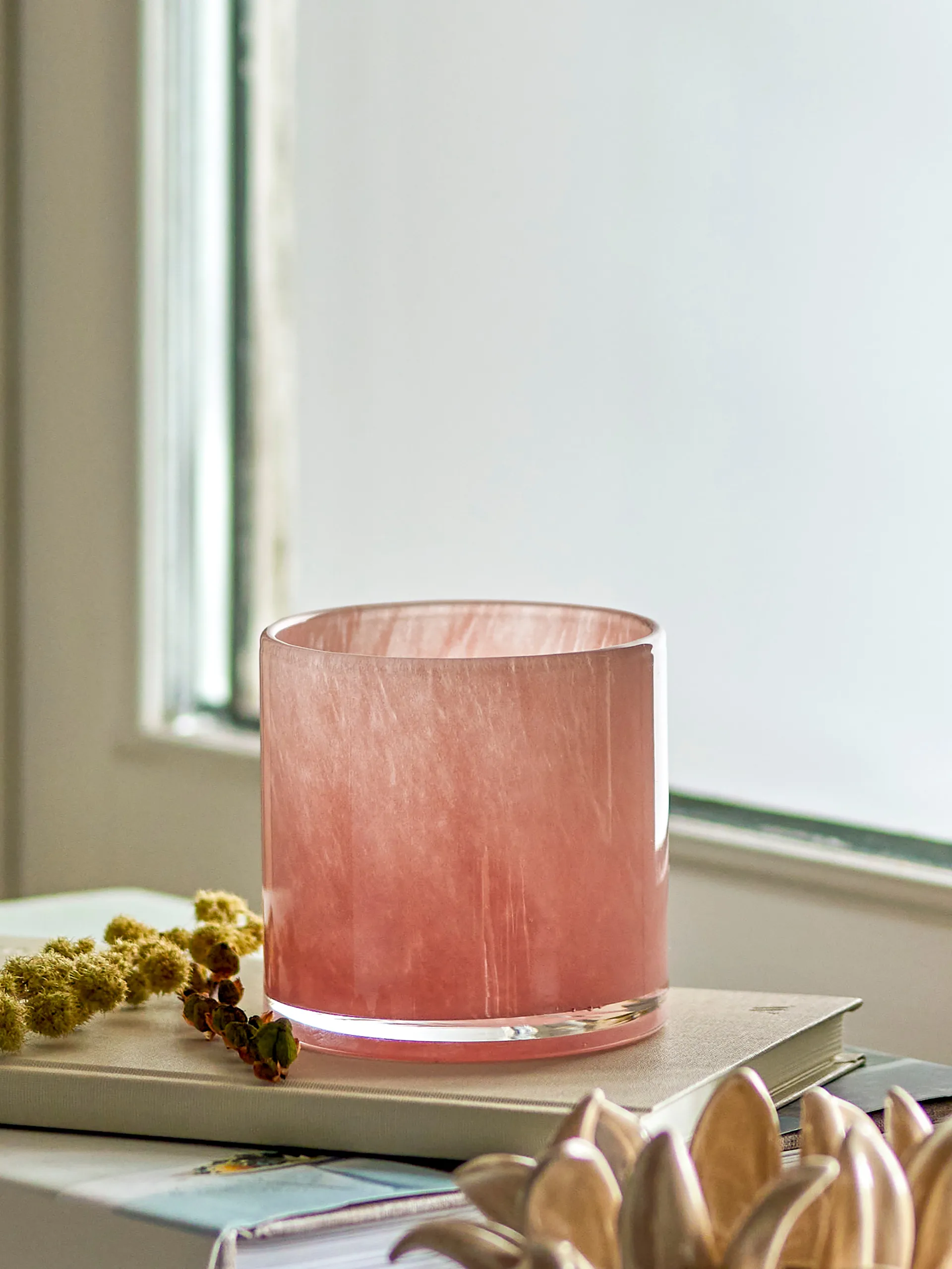 Lampion na świecę Sakkara Ø8x8 cm, Rose Bloomingville