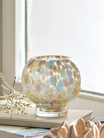 Lampion na świecę Selina Ø10,5x10,5 cm - Rose - Bloomingville