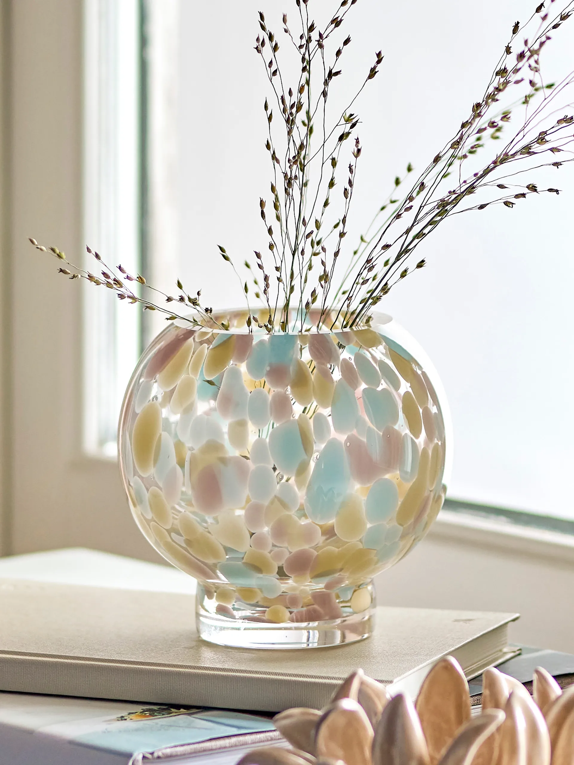 Lampion na świecę Selina Ø10,5x10,5 cm, Rose Bloomingville