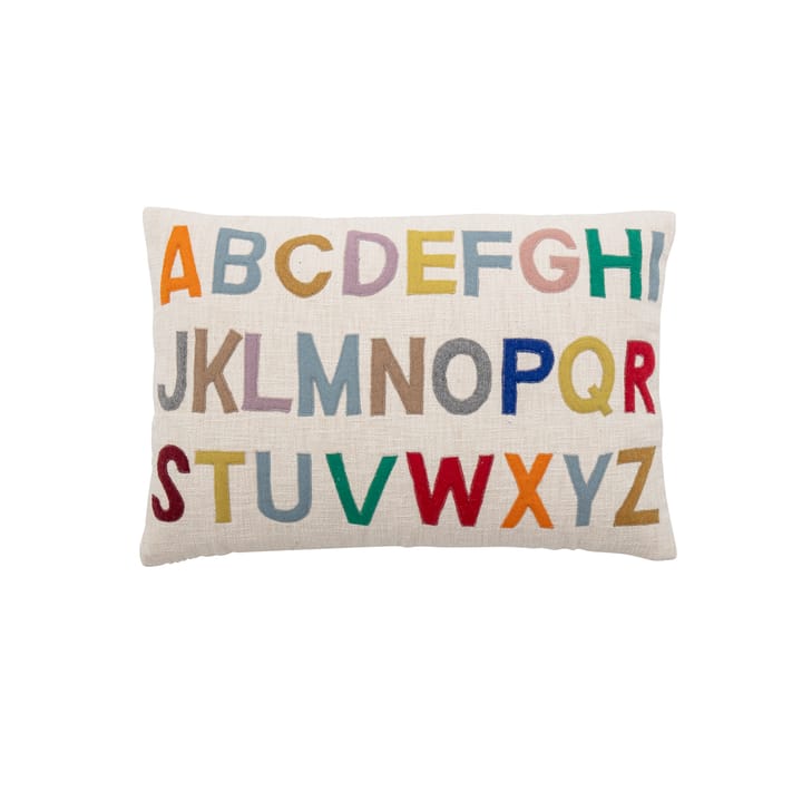 Lexi poduszka alfabet 40x60 cm - White-multi - Bloomingville
