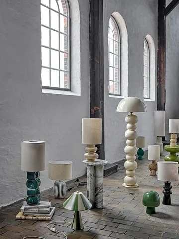 Lio lampa stołowa - Czarny, Ø25 cm - Bloomingville