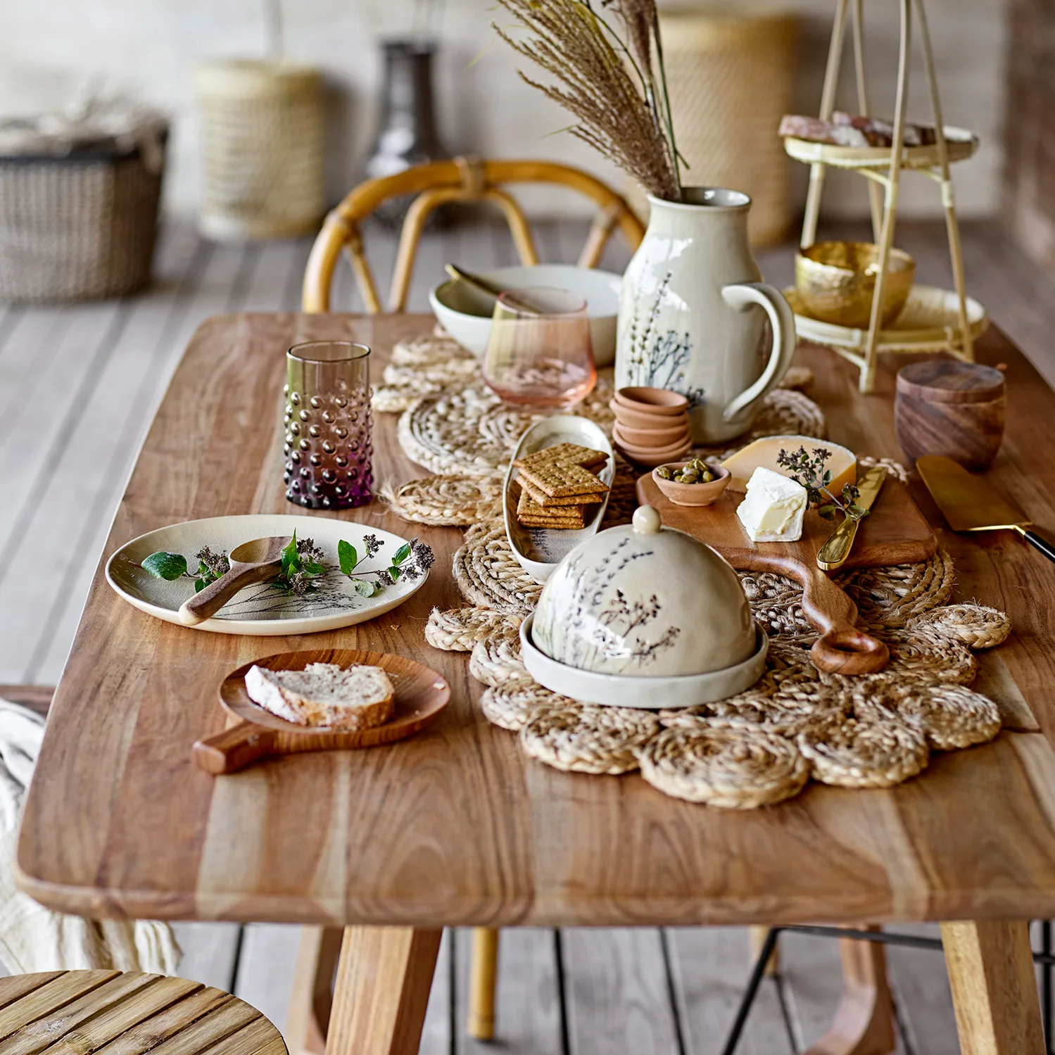 Luie stół 78x130 cm, Acacia Bloomingville