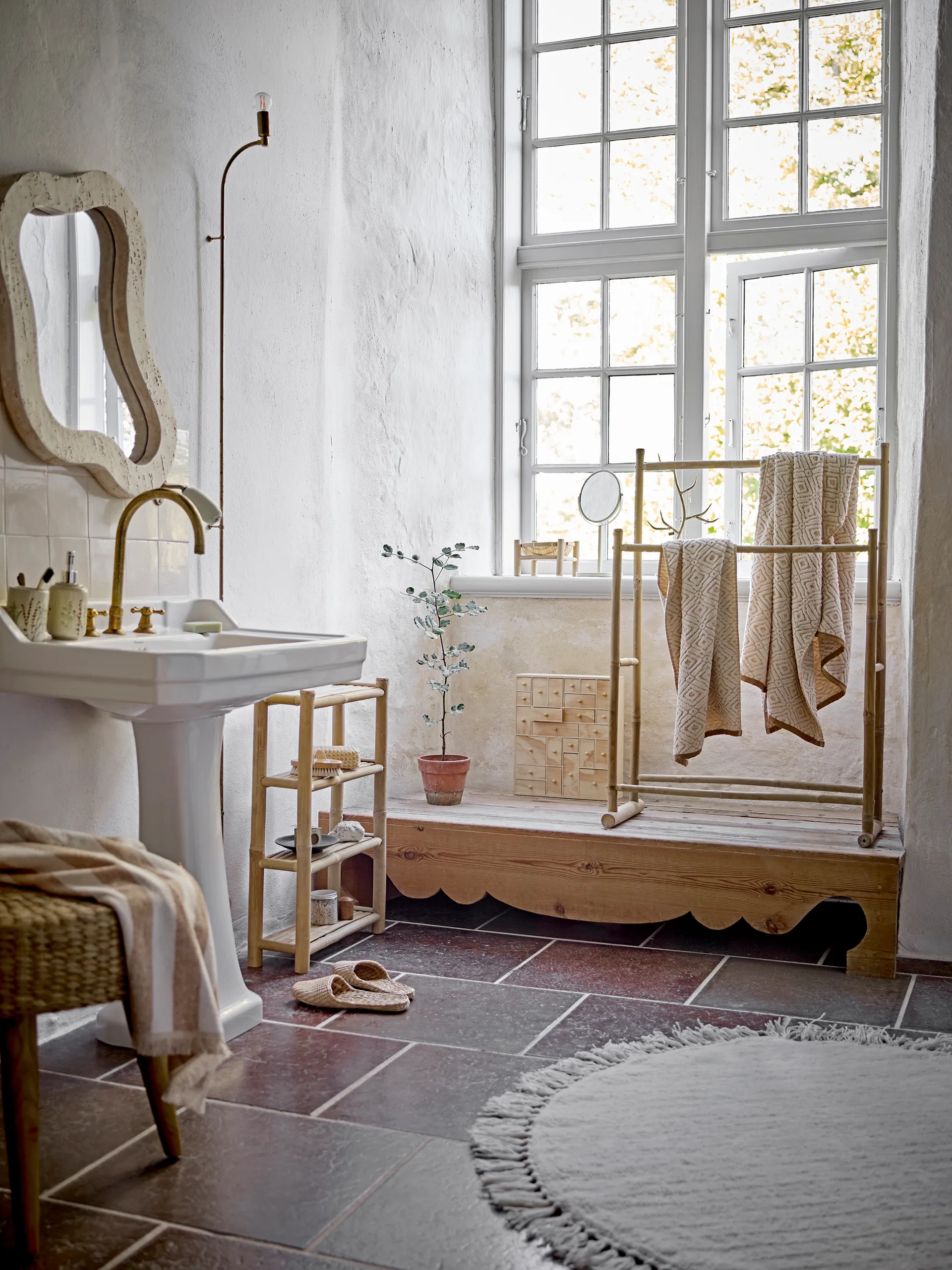 Lustro Meg 61x76 cm, Natura Bloomingville