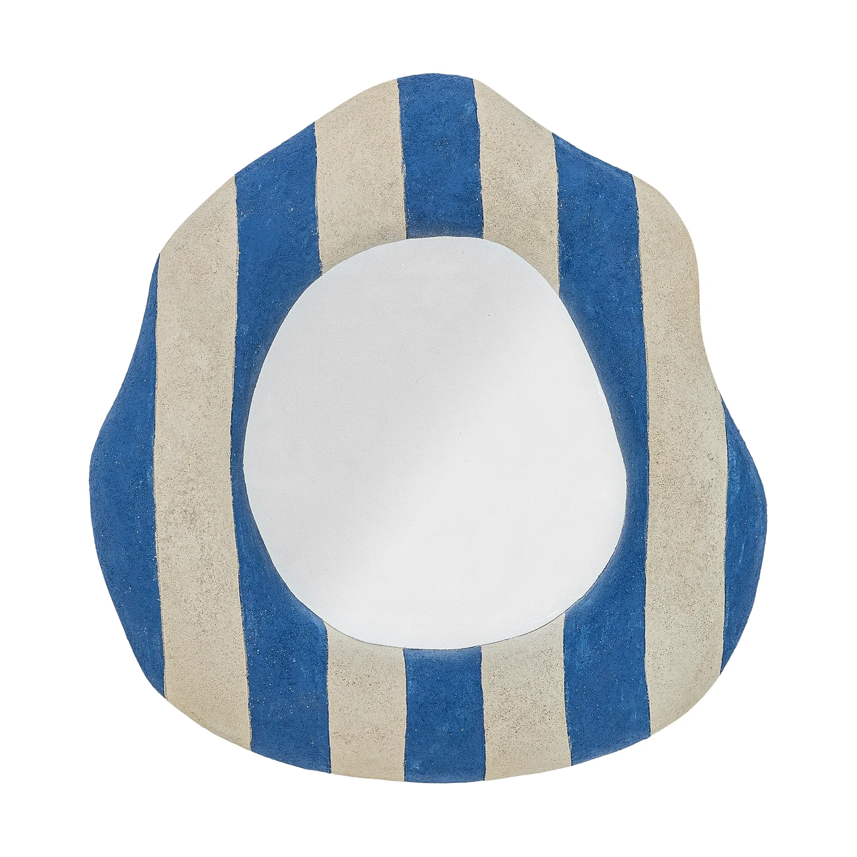 Lustro ścienne Travis 39,5x38,5 cm, Niebieski Bloomingville