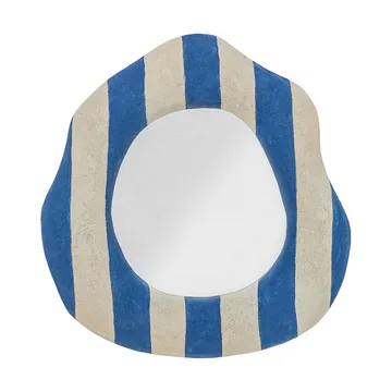 Lustro ścienne Travis 39,5x38,5 cm - Niebieski - Bloomingville