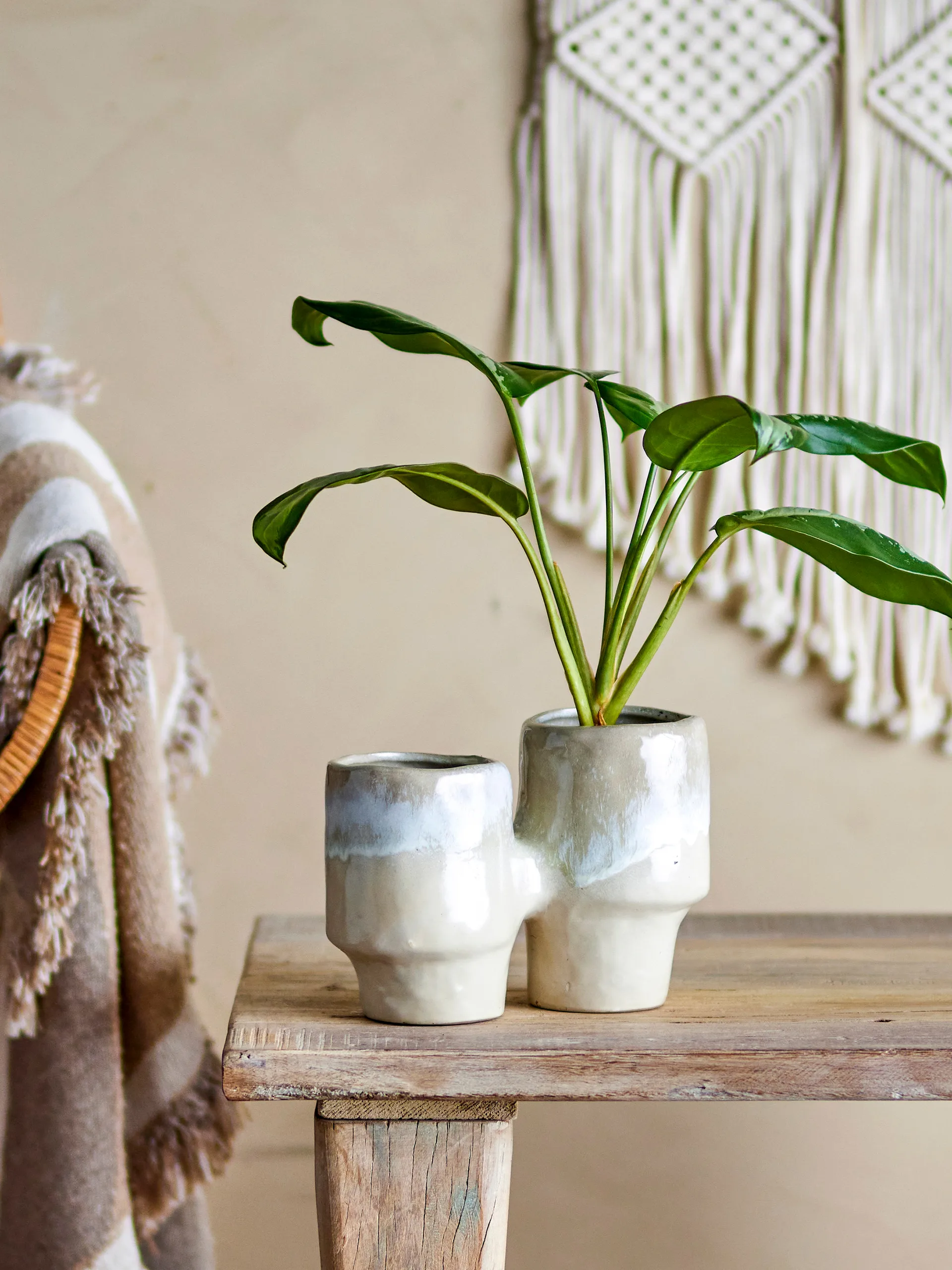 Maiak donica 23x16x11 cm, Brown Bloomingville