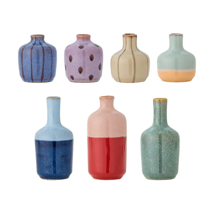 Maien wazon - Multi Stoneware, 7 elementów - Bloomingville