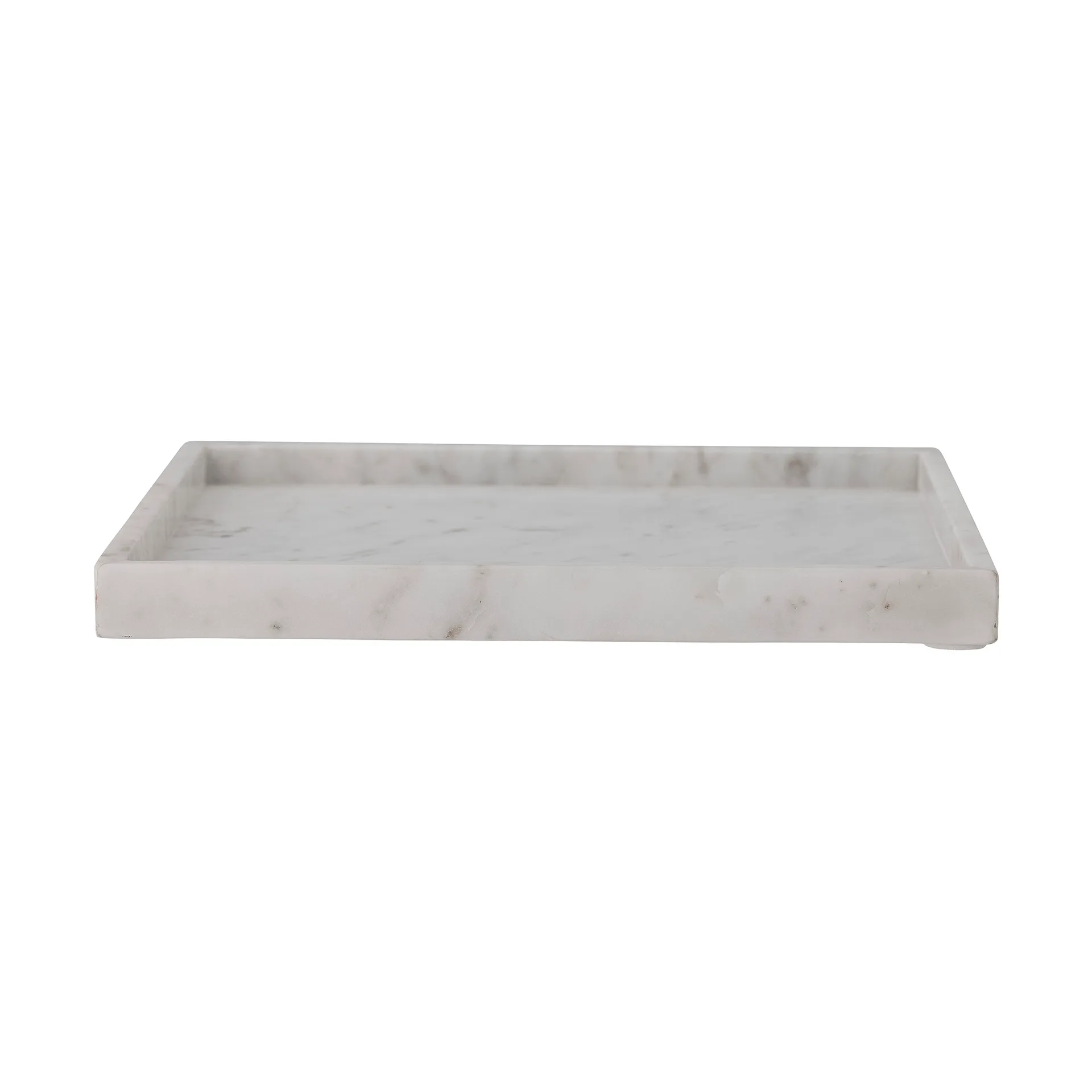 Majsa taca dekoracyjna 35x35 cm, White marble Bloomingville