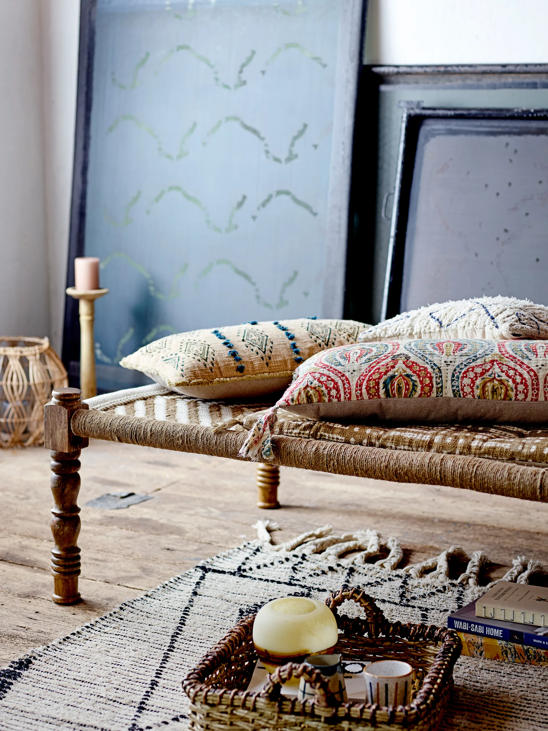 Malua lampa Ø30x41 cm, Rattan Bloomingville