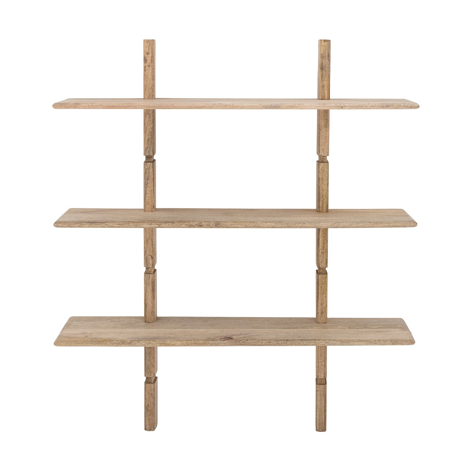 Bloomingville Millian połka drewno mango 3 półki | Skandynawski Design | Półki i systemy półek | Brązowy