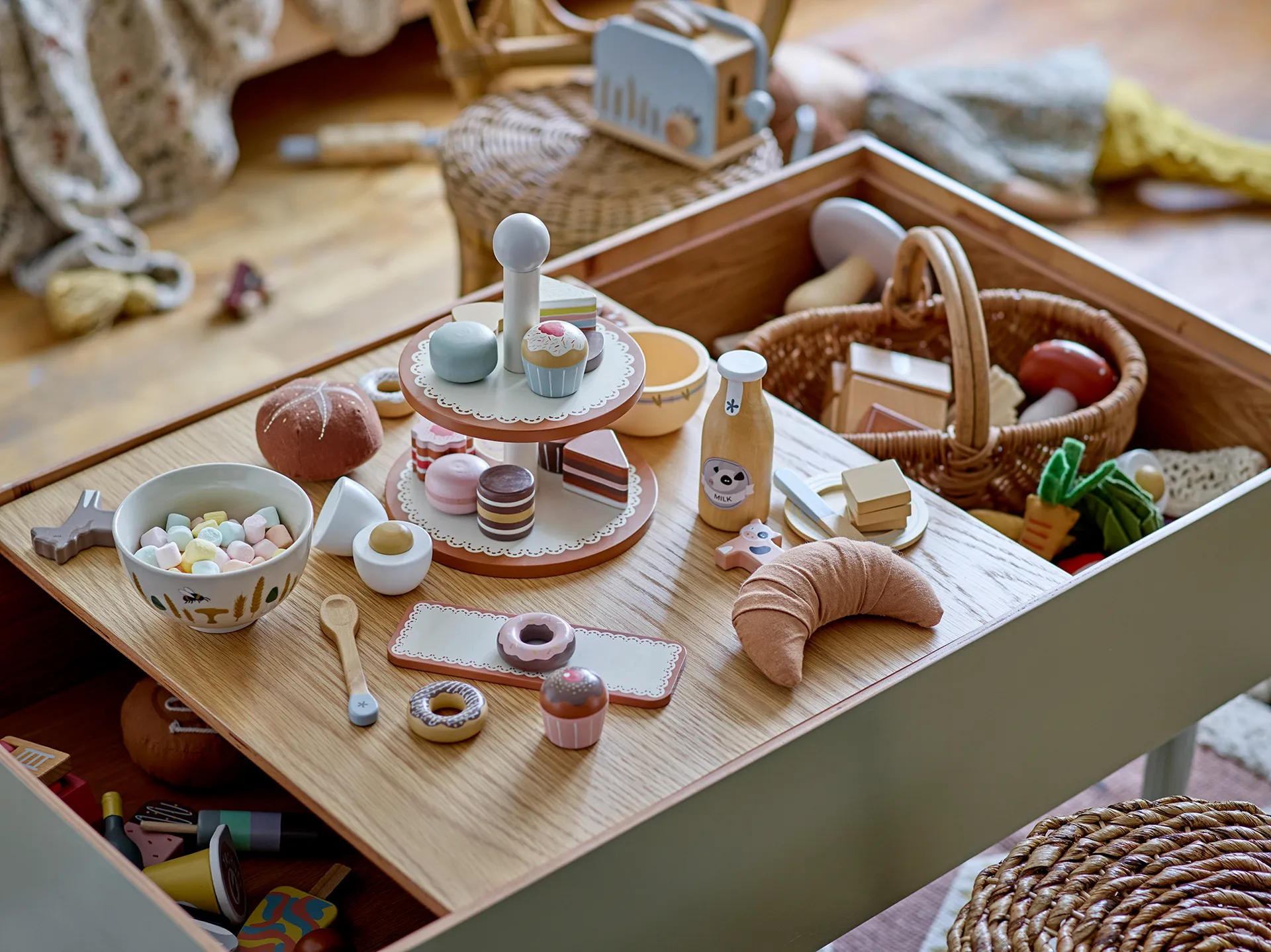 Misa Harvest Ø11,5 cm 3 cz., Naturalny Bloomingville