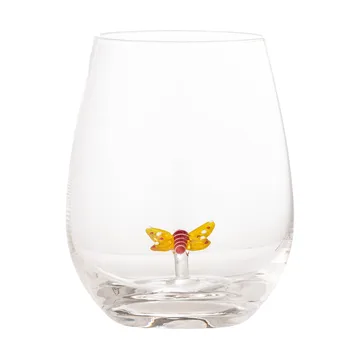 Misa szklanka do napojów 560 ml - Clear-butterfly - Bloomingville