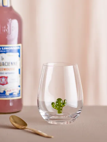 Misa szklanka do napojów 560 ml - Clear-cactus - Bloomingville