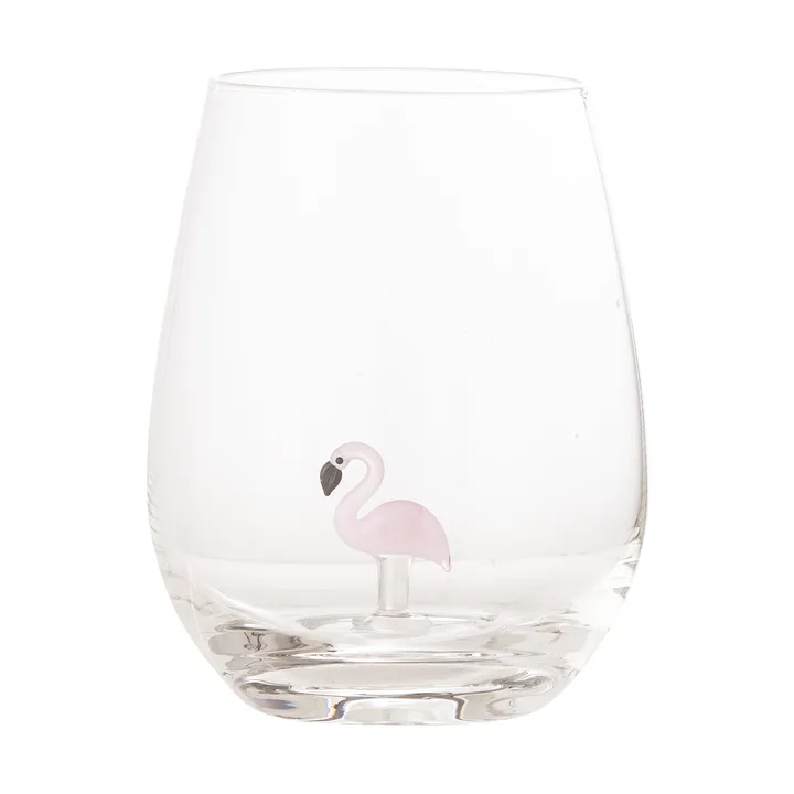 Misa szklanka do napojów 560 ml - Clear-flamingo - Bloomingville