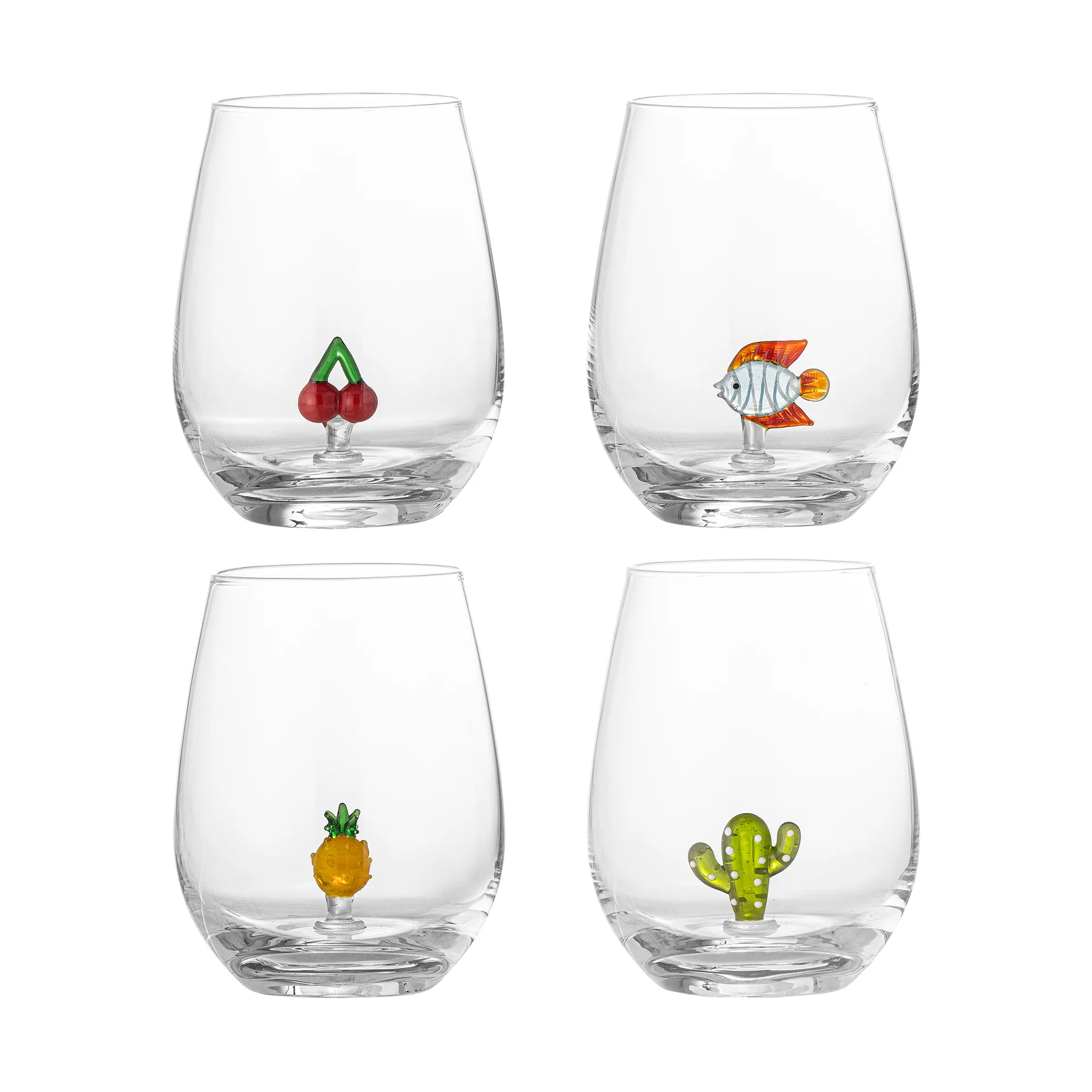Misa szklanki do napojów 560 ml, 4 sztuki, Clear Bloomingville