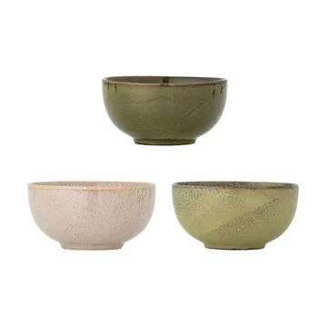 Miska Addison Ø16 cm 3 szt. - Green - Bloomingville