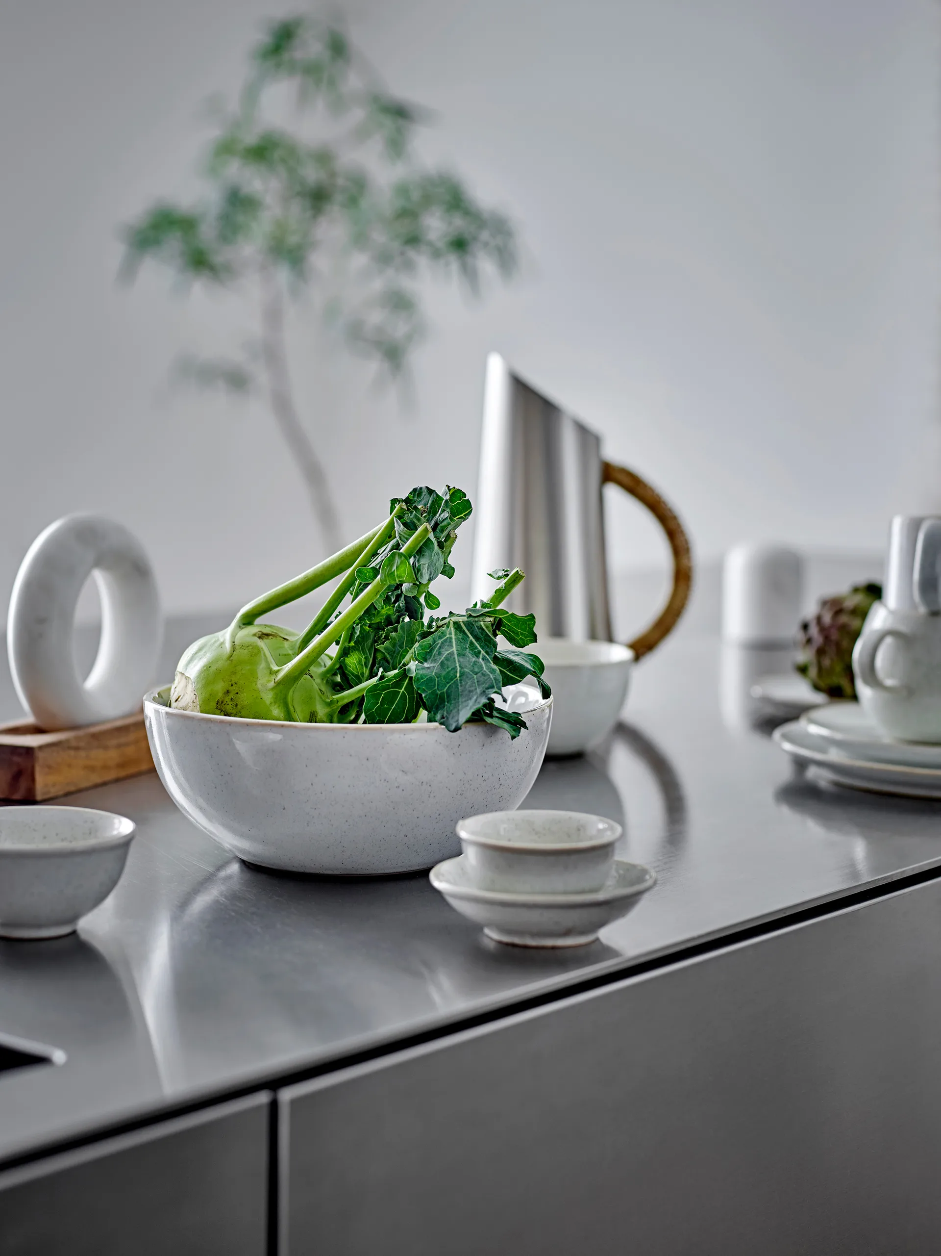 Miska Addison 1,825 L, Biały Bloomingville