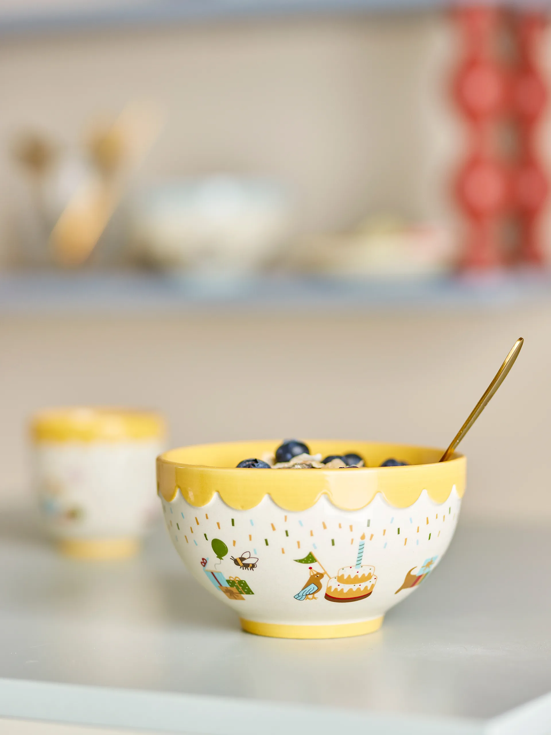 Miska Celebrate Ø13,5 cm, Żółty Bloomingville