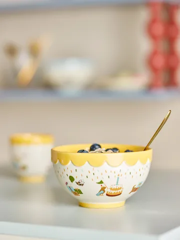 Miska Celebrate Ø13,5 cm - Żółty - Bloomingville