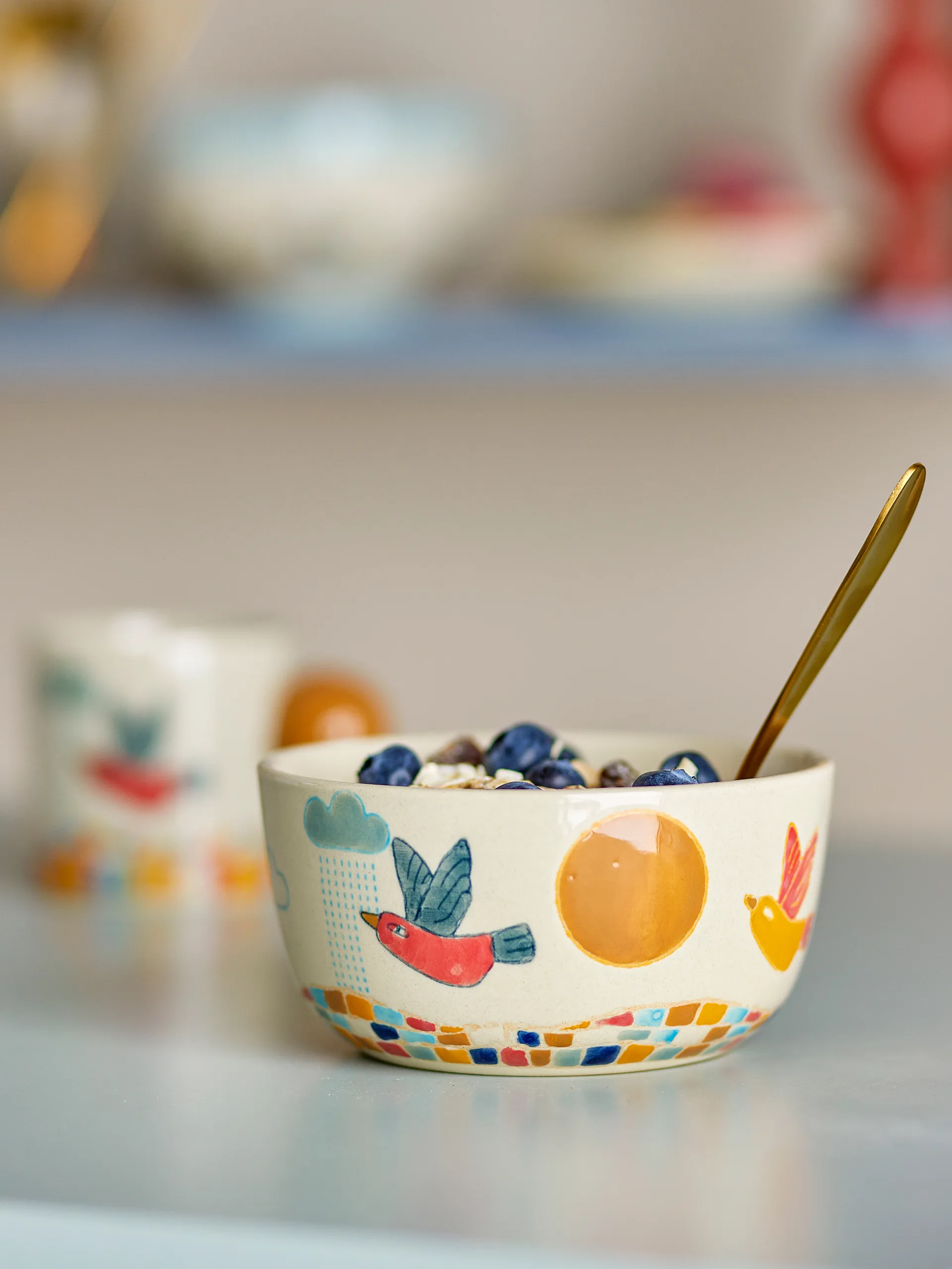 Miska Colorine Ø12 cm, Naturalny Bloomingville