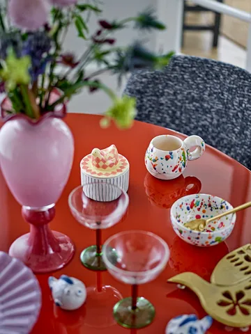 Miska Freckles Ø11,5 cm, 4‑pak - Czerwony - Bloomingville