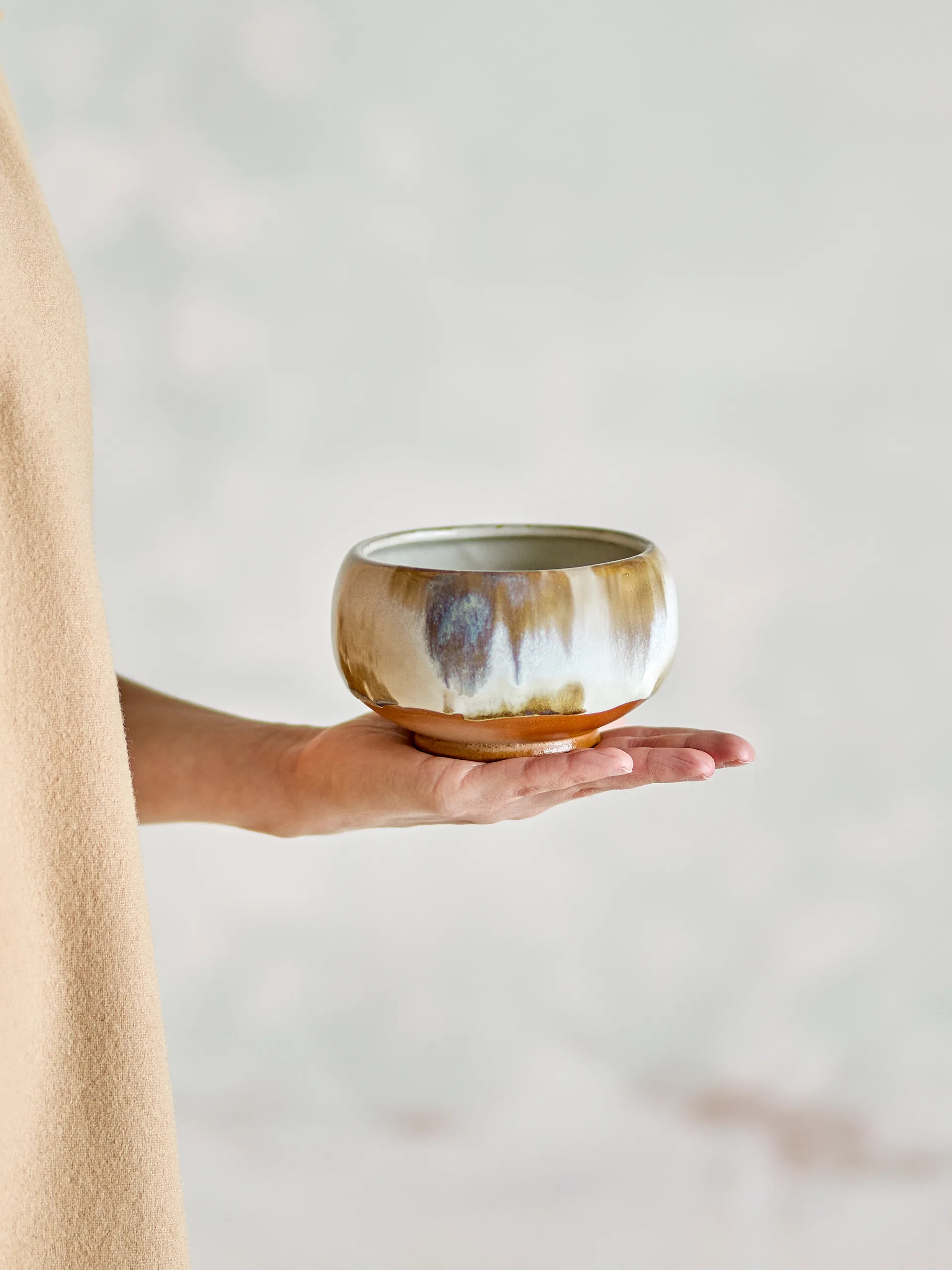 Miska Jade Ø12 cm, 4-pak, Naturalny Bloomingville