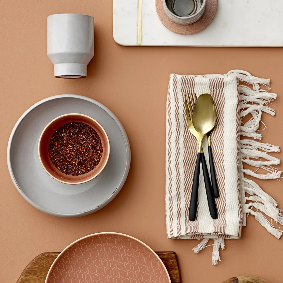 Miska Myriam, pomarańczowy Bloomingville