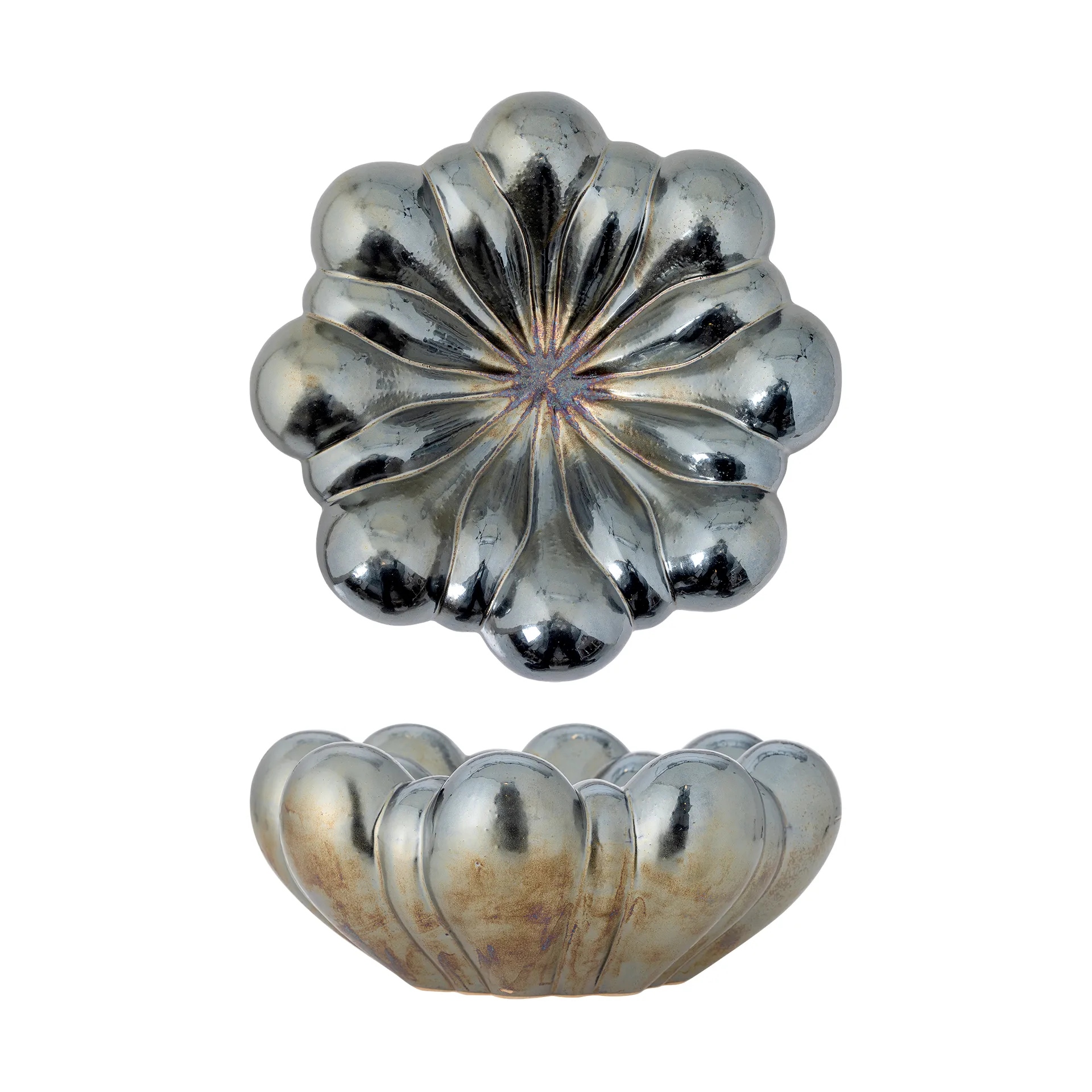 Miska Sheeran Ø31 cm, Srebrny Bloomingville