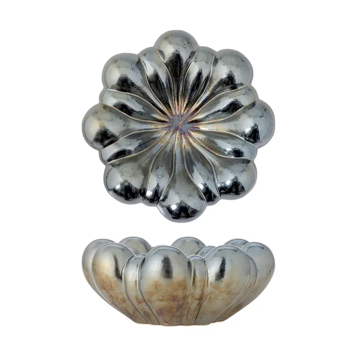 Miska Sheeran Ø31 cm - Srebrny - Bloomingville