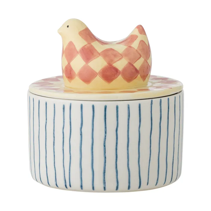 Miska z pokrywką Biona Ø11 cm - Różowy - Bloomingville