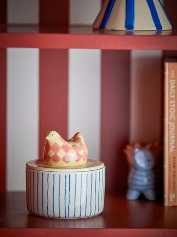 Miska z pokrywką Biona Ø11 cm - Różowy - Bloomingville