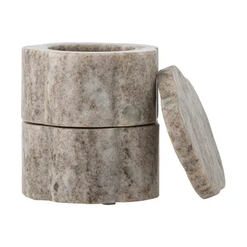 Miska z pokrywką Nezli Ø9 cm - Naturalny - Bloomingville