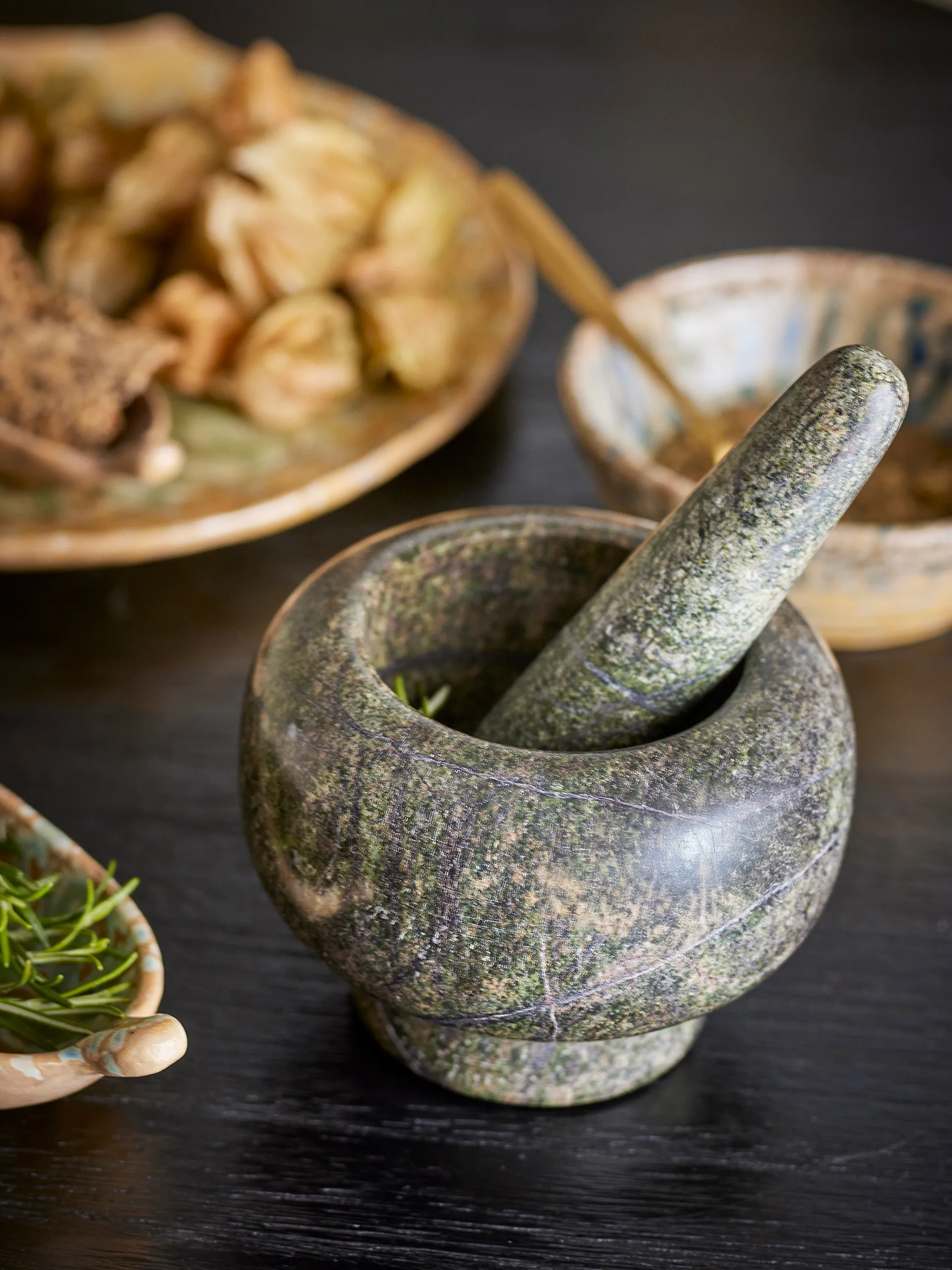 Moździerz kuchenny Arazo Ø12,5 cm, Zielony Bloomingville