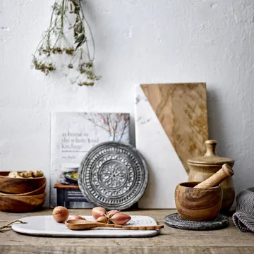 Moździerz z podpórką Inni - Naturalny - Bloomingville