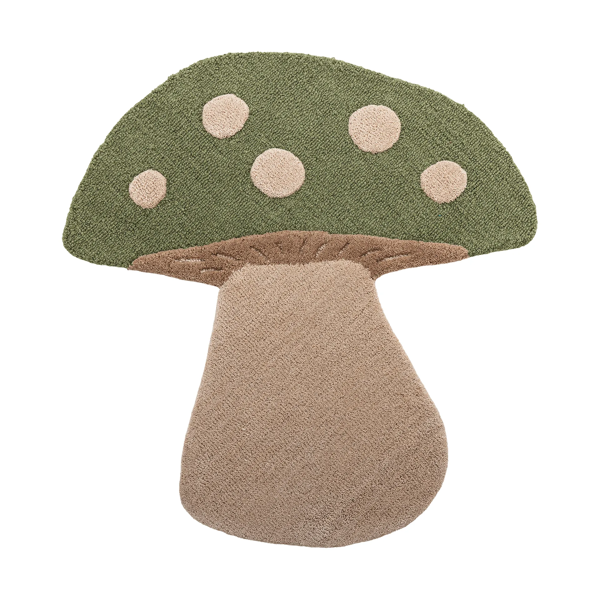 Mushroom dywan, Zielony, wełna Bloomingville