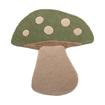 Mushroom dywan - Zielony, wełna - Bloomingville