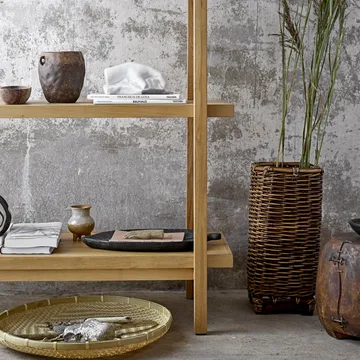 Nenne doniczka z uchwytem Ø16 cm - Brązowy - Bloomingville