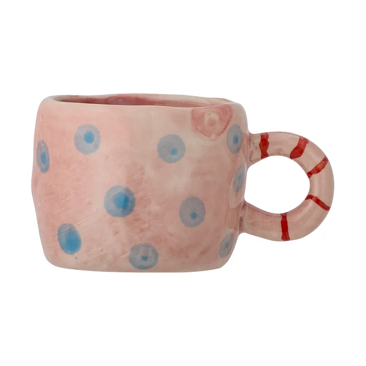 Nini filiżanka 100 ml - Różowo-żółta - Bloomingville