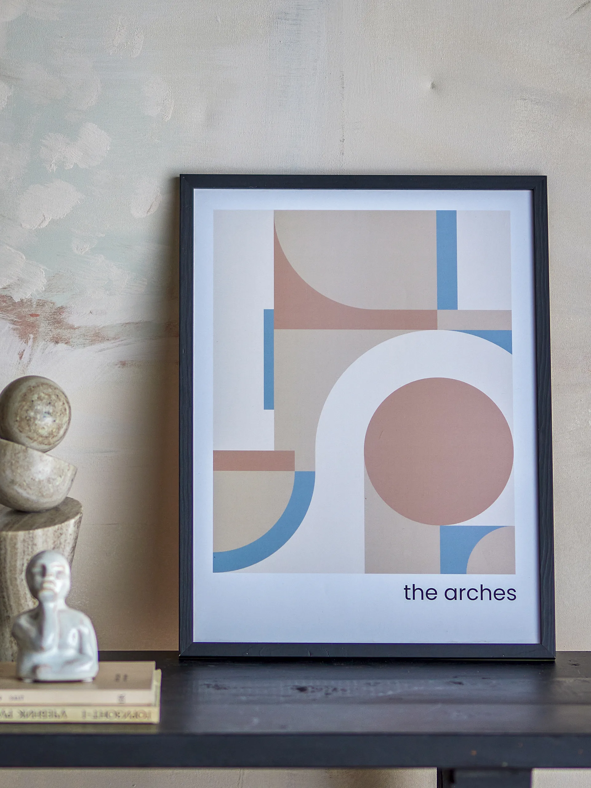 Obraz Arches 32x42 cm, Czarna rama Bloomingville