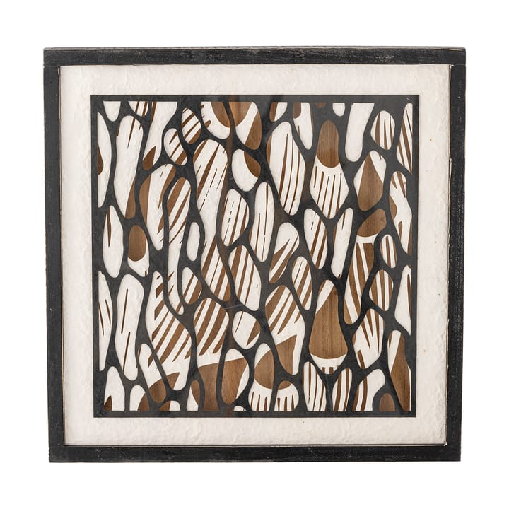 Obraz Barlin 37,5x37,5 cm - Brązowo-czarny - Bloomingville