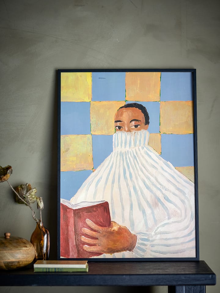 Obraz Filicia 52x72 cm, Czarna rama Bloomingville