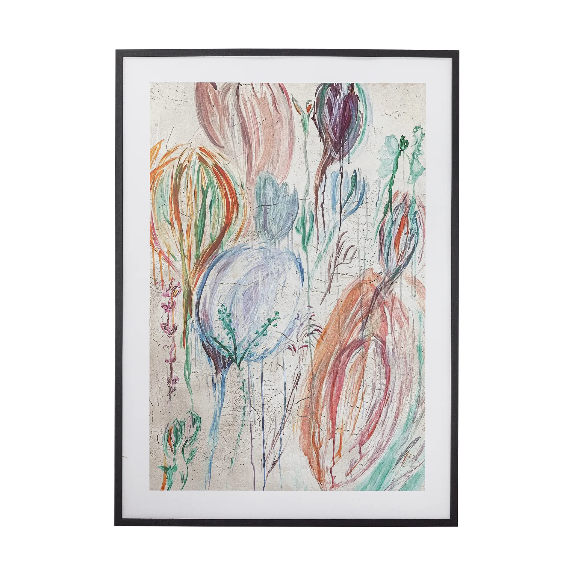 Obraz Francine 52x72 cm, Czarna rama Bloomingville