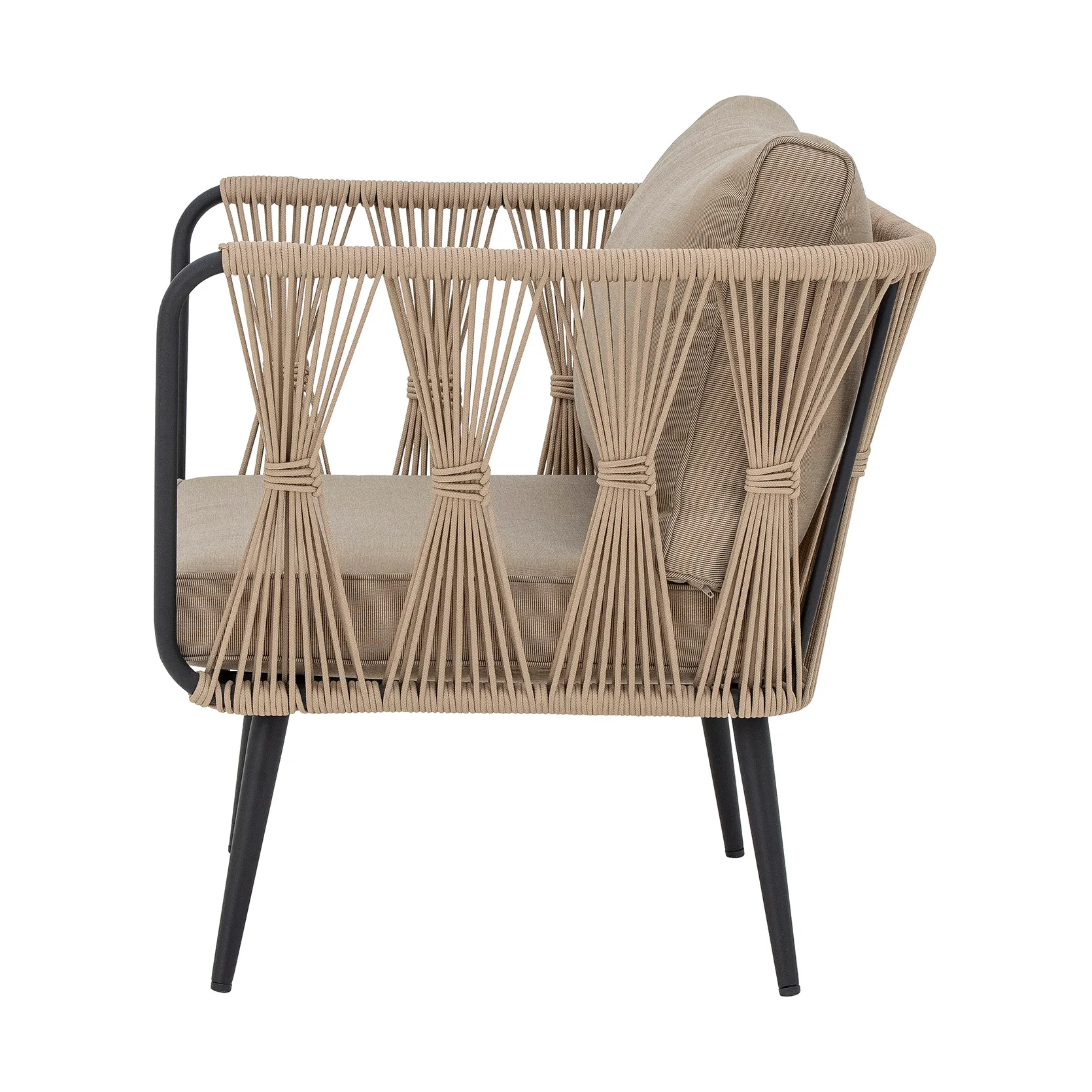 Pavone krzesło wypoczynkowe, Brown Bloomingville