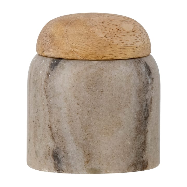 Payana pojemnik do przechowywania z przykrywką Ø6x7 cm - Marmur - drzewo mango - Bloomingville