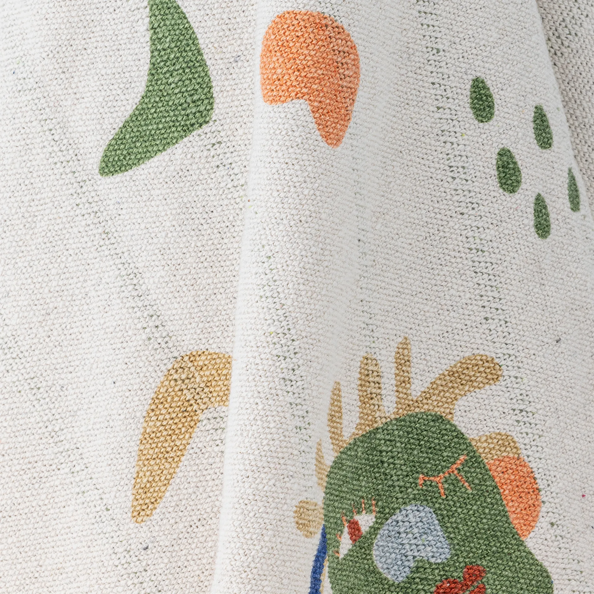 Pled bawełniany Sylvie 160x130 cm, Naturalny Bloomingville