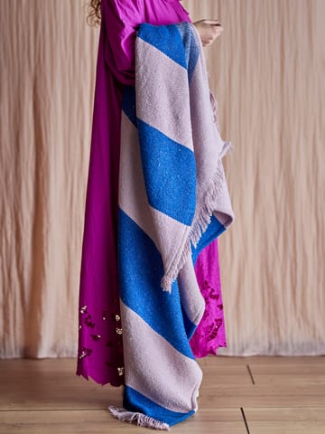 Pled Cadeo 130x160 cm - Niebieski - Bloomingville