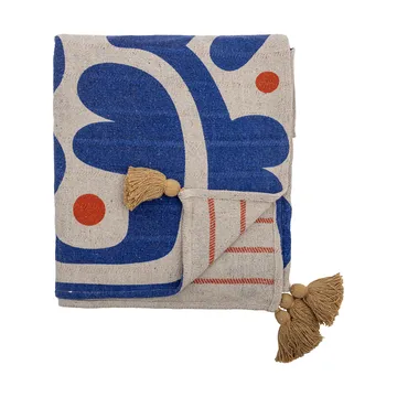 Pled Eviaya 130x160 cm - Niebieski - Bloomingville