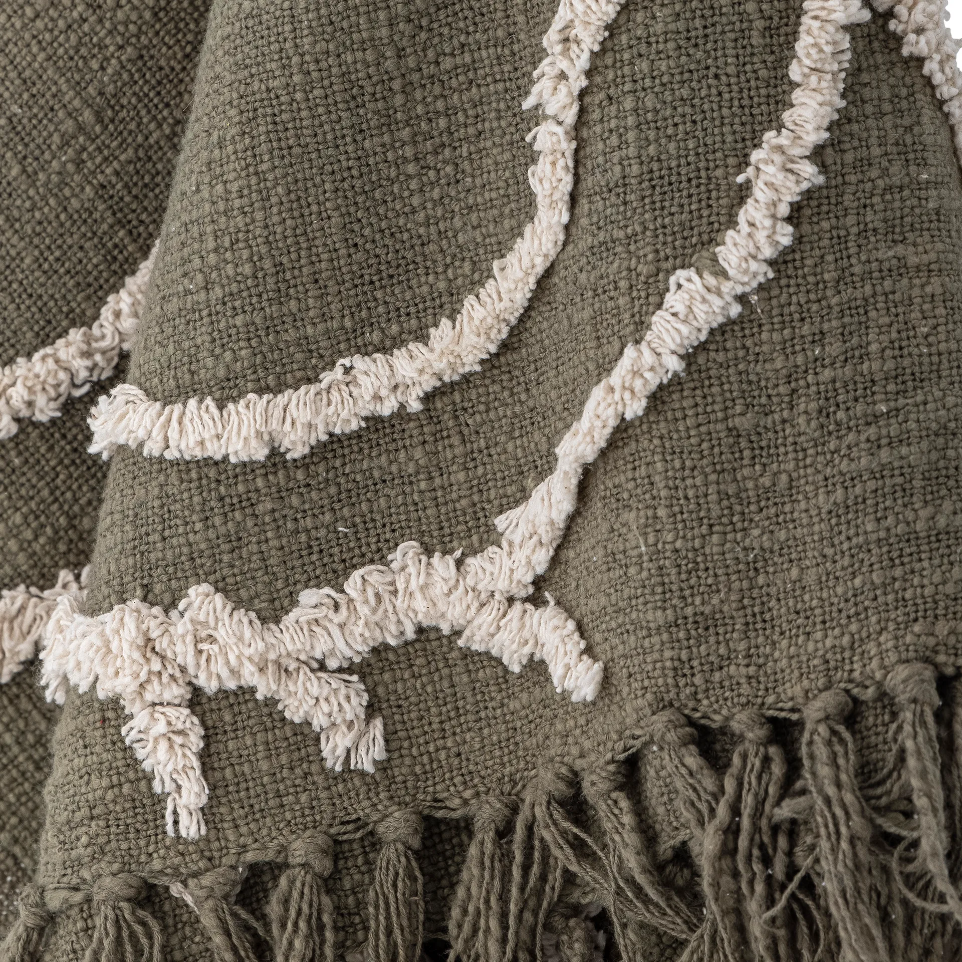 Pled Mirfield 125x150 cm, Green Bloomingville