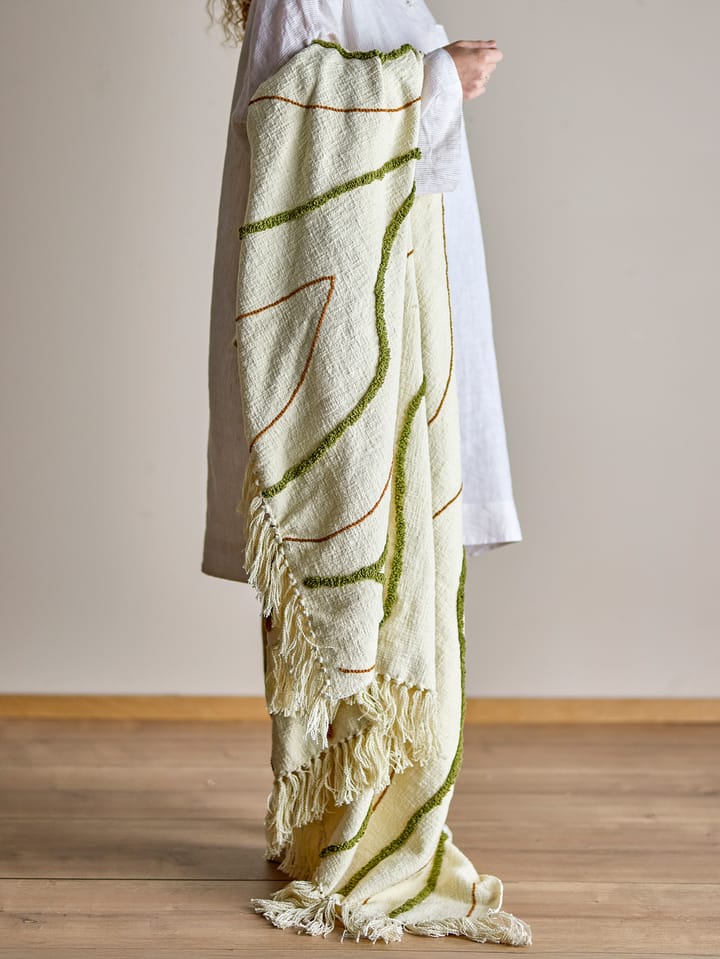 Pled Osasio 130x150 cm, Zielony Bloomingville